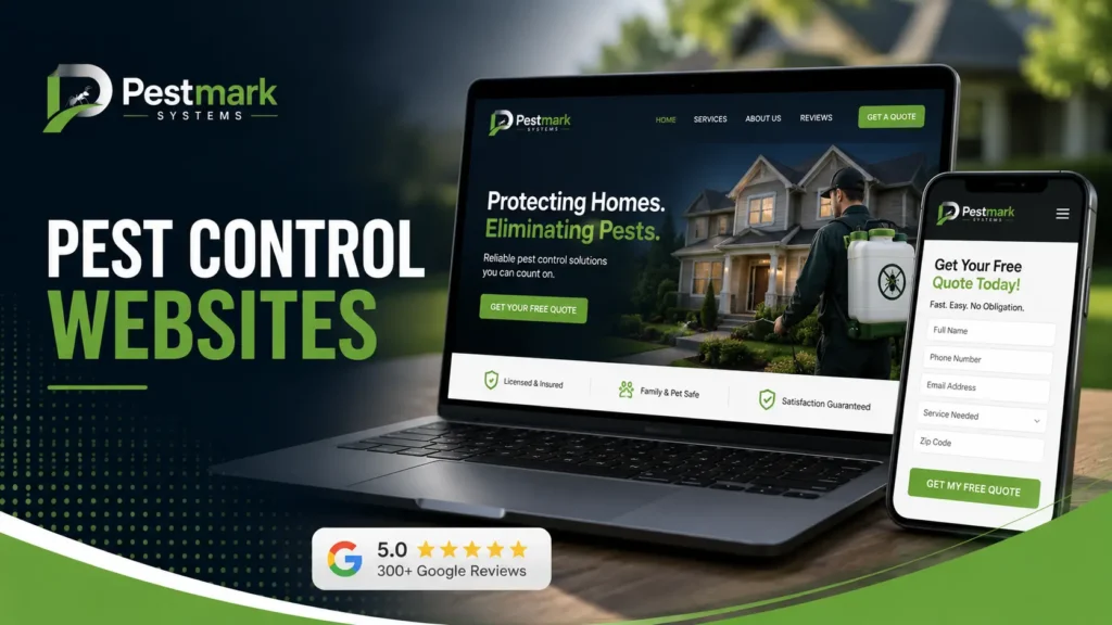 how to build a pest control website